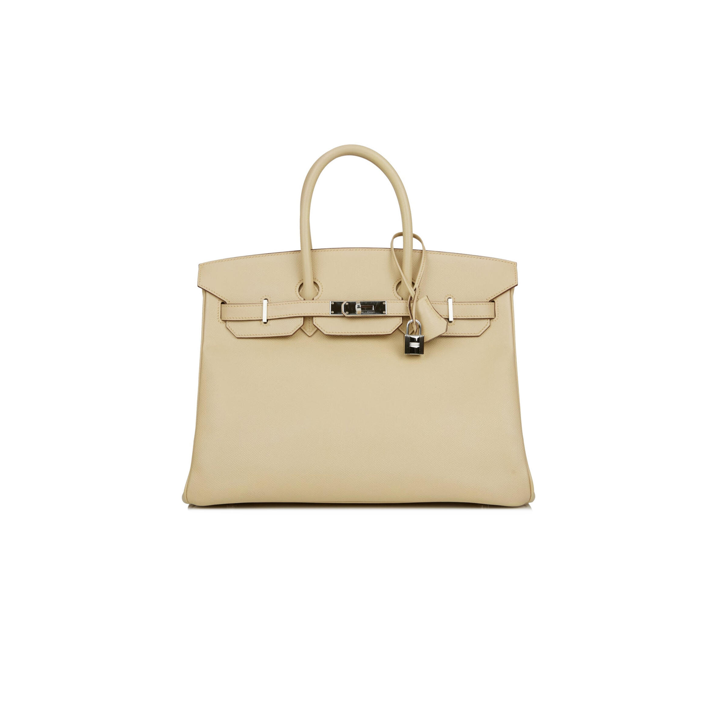 H**me5 BIRKIN 35 EPSOM PALLADIUM HARDWARE (35*25*18cm) Master Quality
